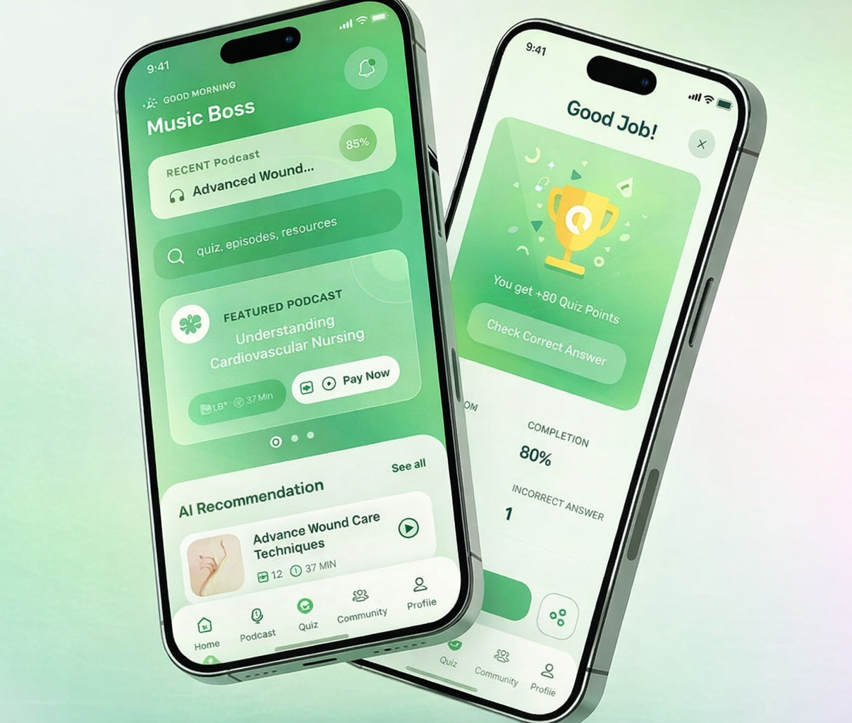 Mobile application development across iOS and Android platforms
